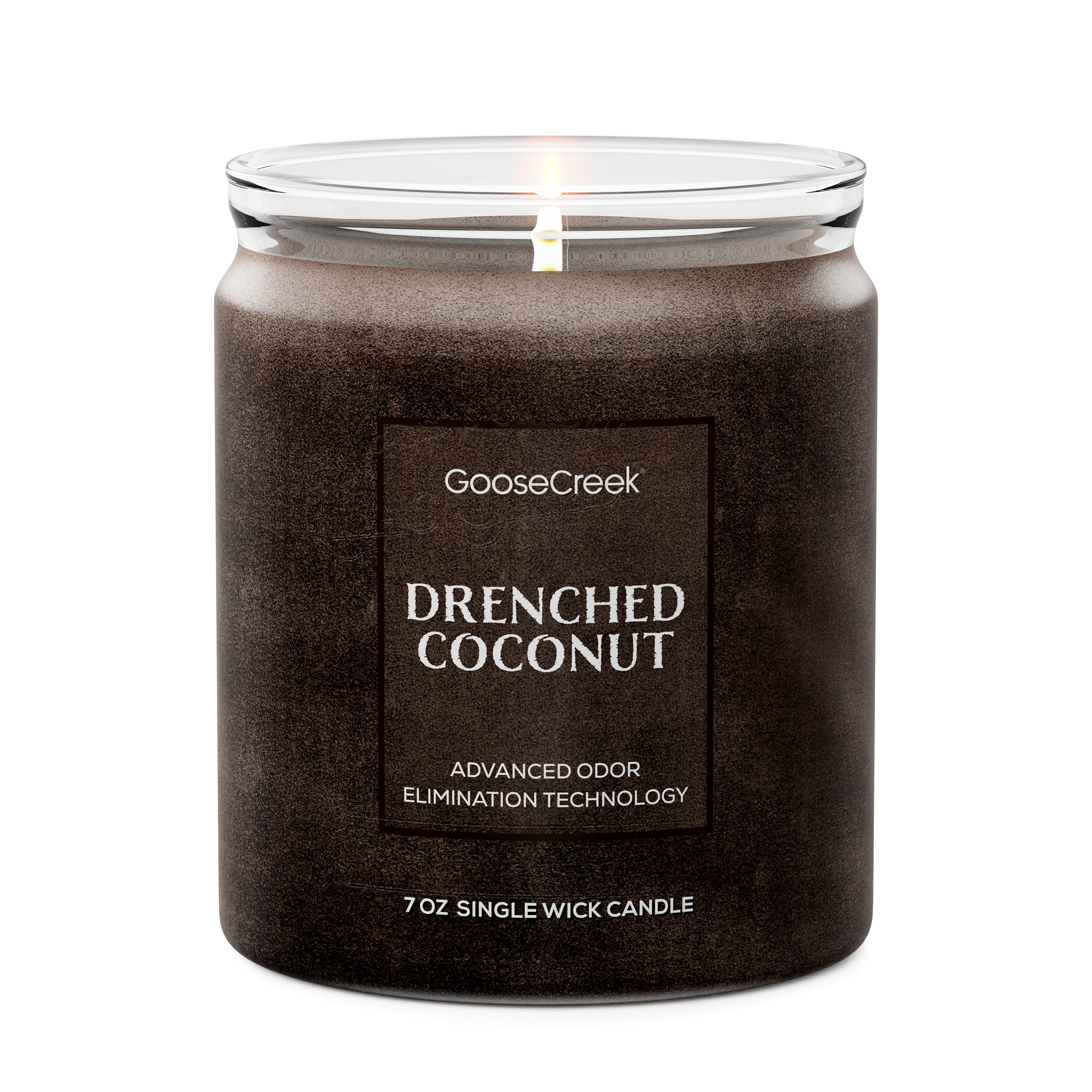 Drenched Coconut Odor Eliminating 7oz Single Wick Candle